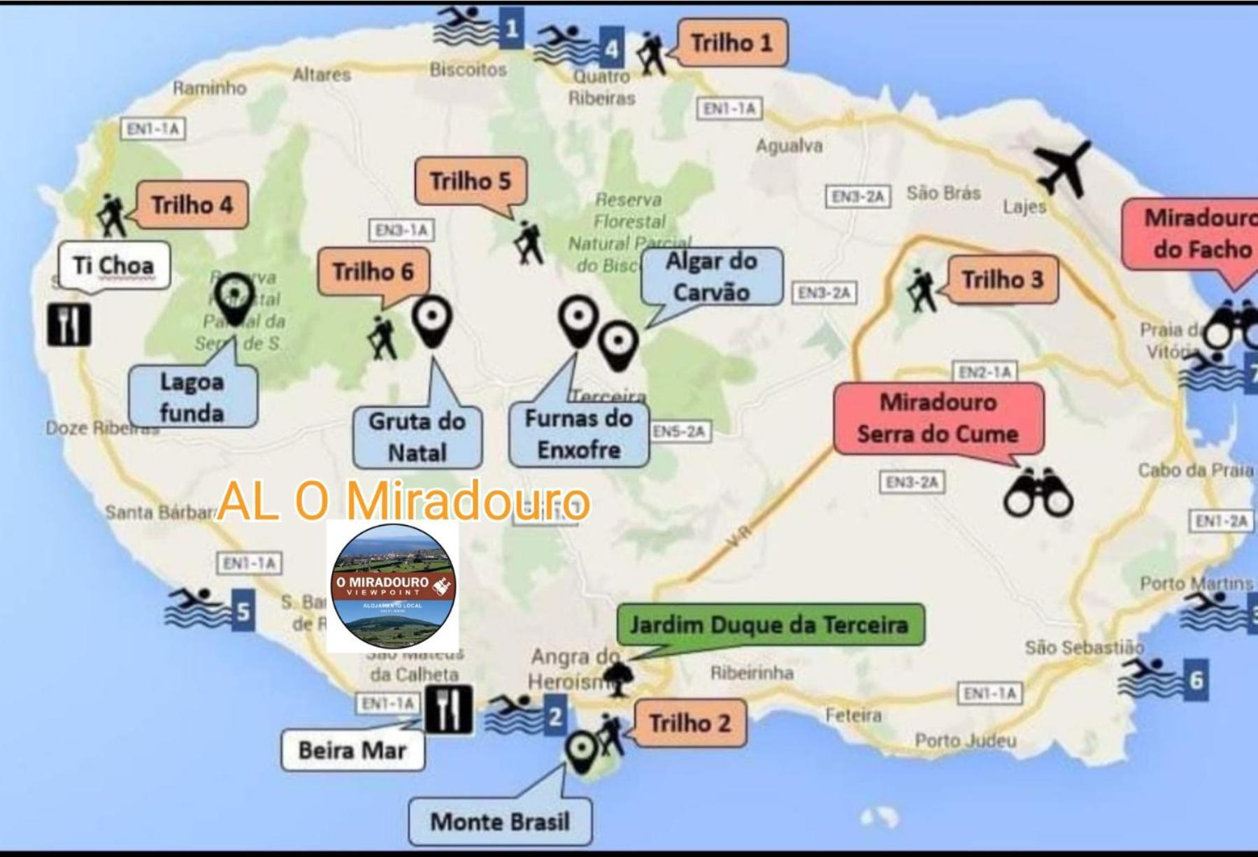 O Miradouro Apartment Angra do Heroismo Ngoại thất bức ảnh